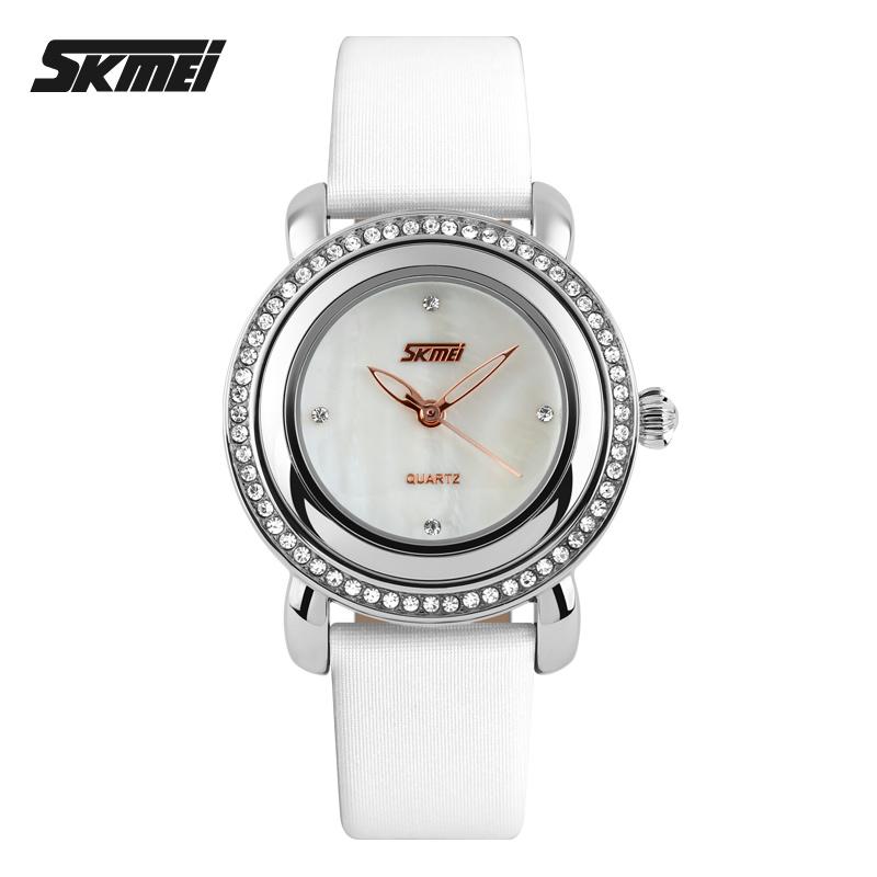Đồng hồ nữ dây da Skmei 9093L