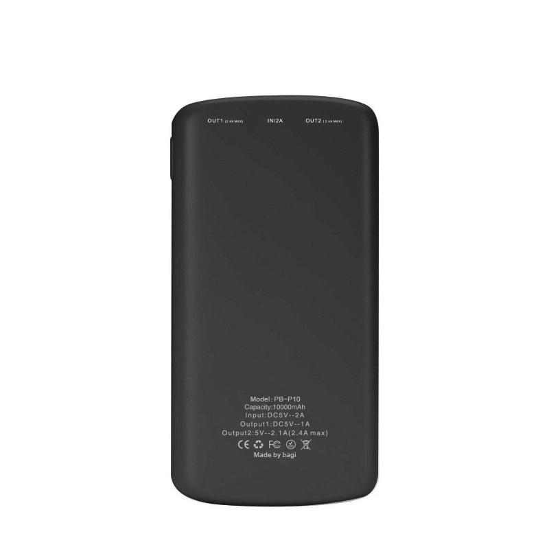 Pin Dự Phòng Bagi 10000mAh Tinh Tế, Gọn Nhẹ