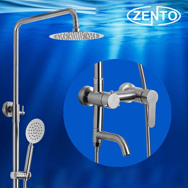 Bộ sen cây tắm nóng lạnh inox Zento SUS8401