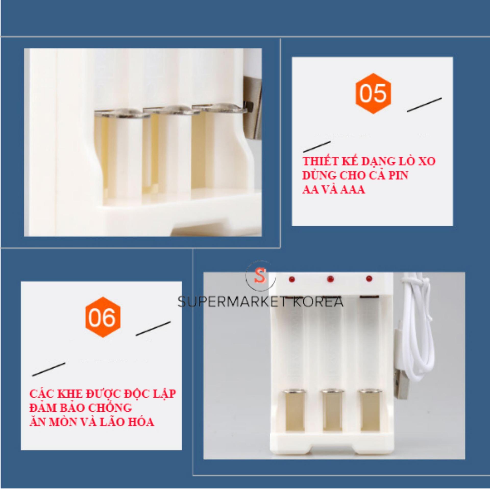 Bộ sạc pin tiểu, pin đũa (AA, AAA) đa năng MQ B-03