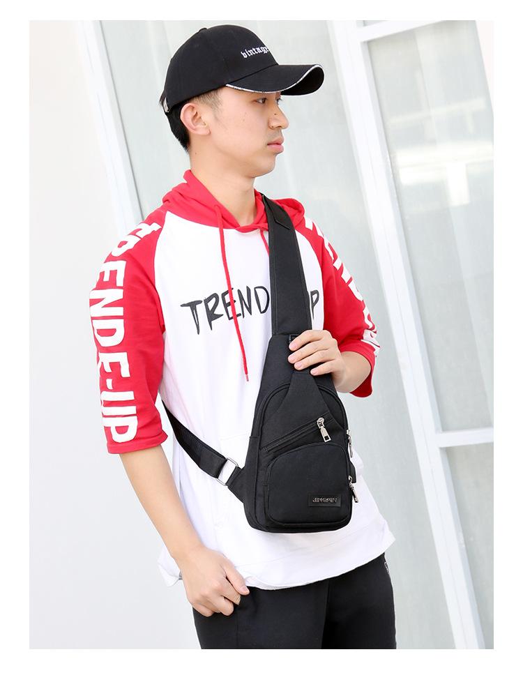 Túi xách đeo chéo Hàn Quốc Jingpin (Đen)