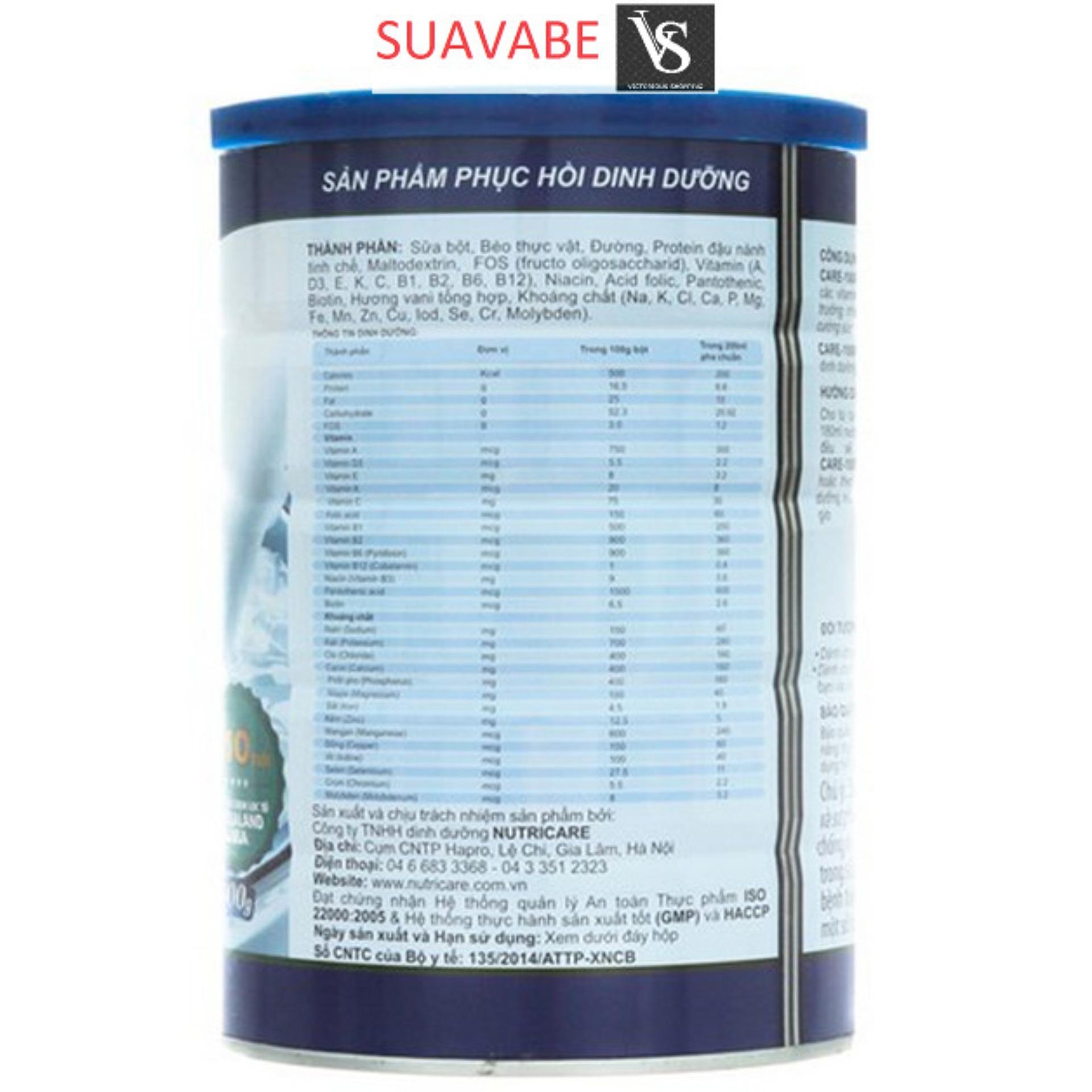 Sữa bột Nutricare Care 100 Plus 900g