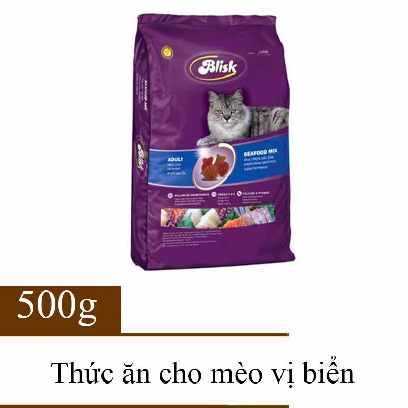 Thức ăn cho mèo vị cá ngừ hiệu Blisk 500gr