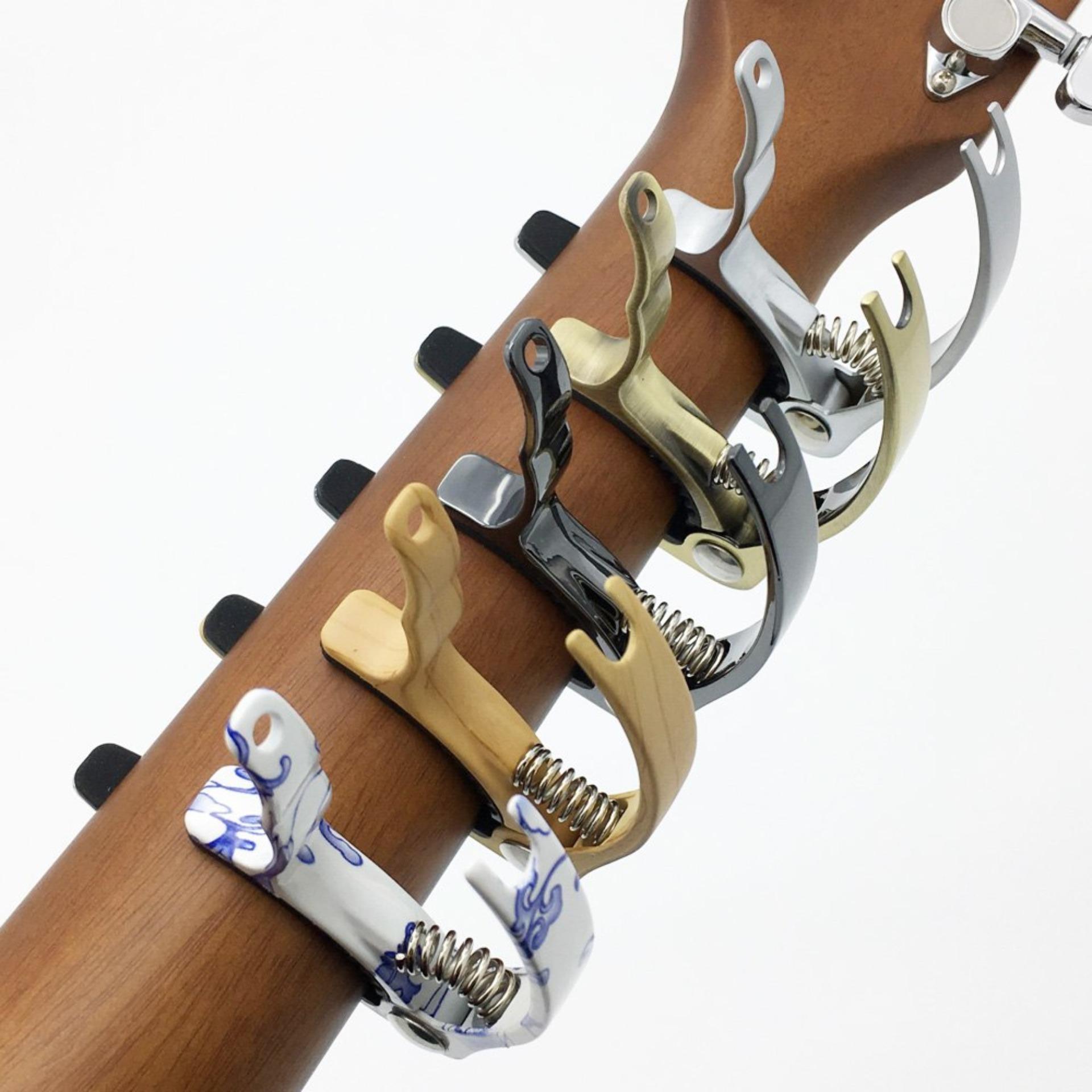 Kẹp capo đàn guitar bằng inox (tặng túi đựng pick và 1 pick thép và 3 pick Alice)