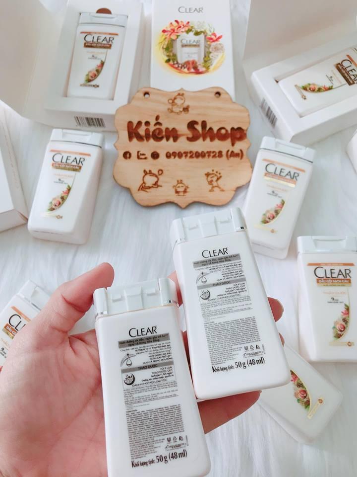 Combo 5 chai Dầu gội clear Thảo dược  50gr