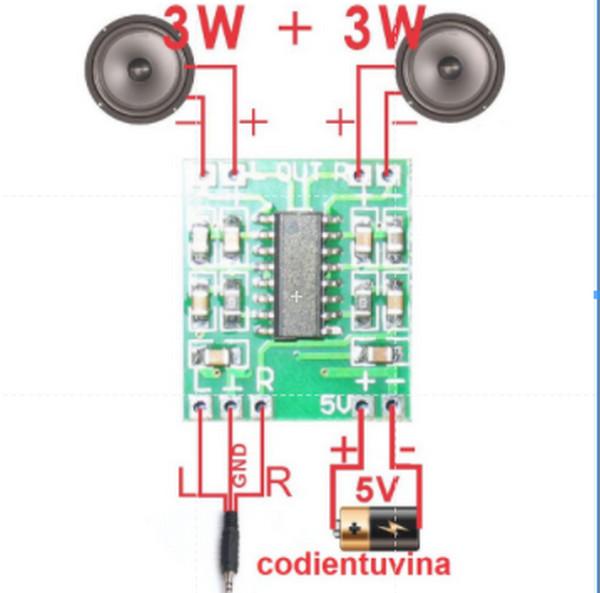 Mạch khuếch đại âm thanh 3w pam8403