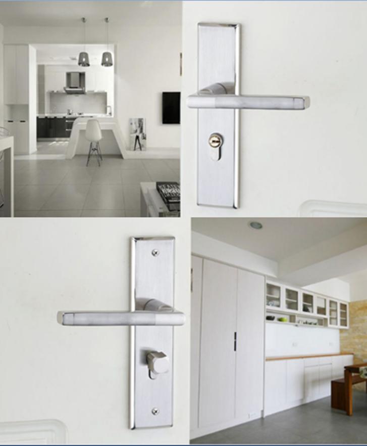 Khóa cửa tay gạt Inox Canadi MS6A