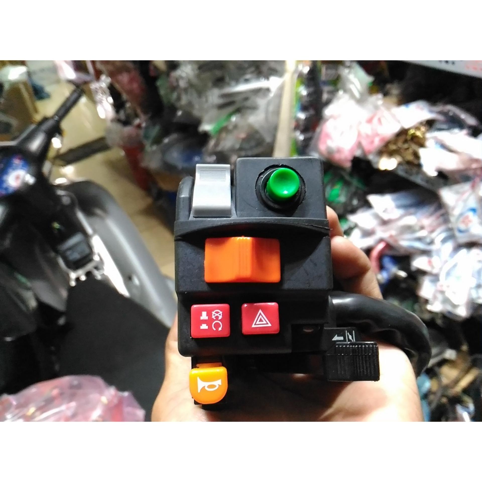 cùm công tắc DOMINO kiểu CBR, KIỂU FZ độ các dòng xe