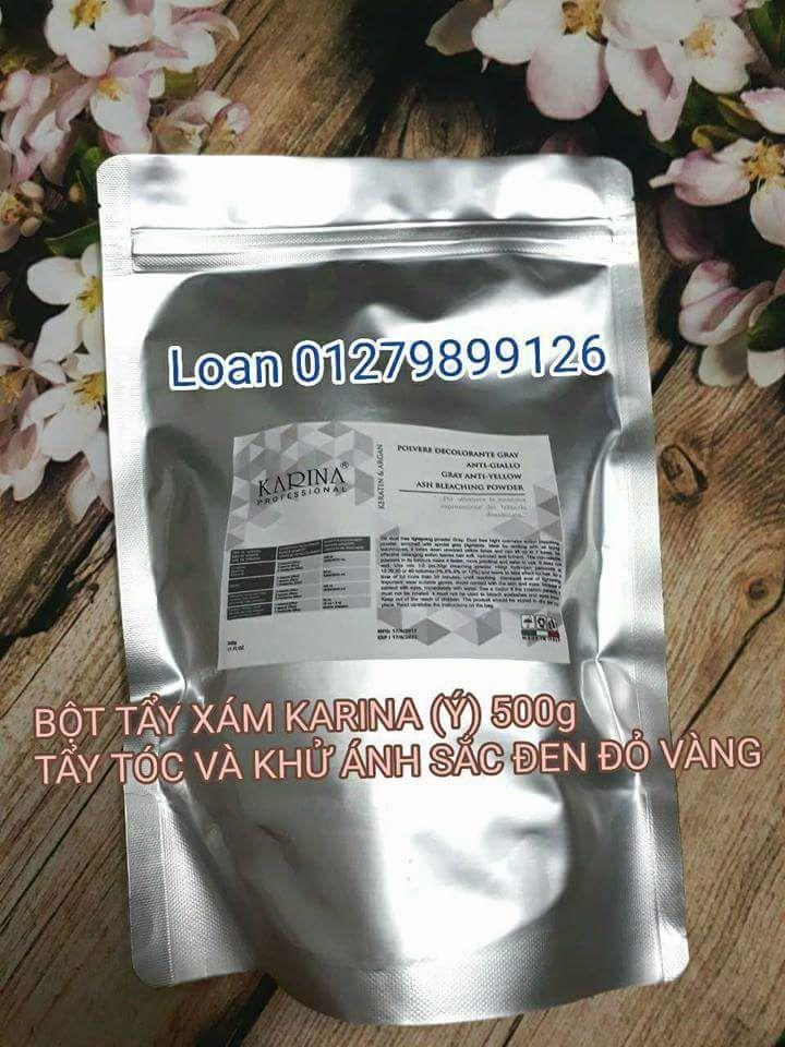Bột tẩy xám tẩy ash tẩy tóc 1 lần lên 7 cấp độ karina ý 250g