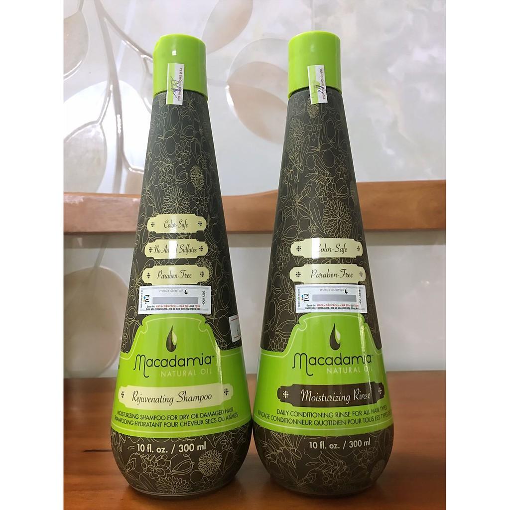 Bộ gội xả trẻ hóa tóc siêu mượt – macadamia 300mlx2