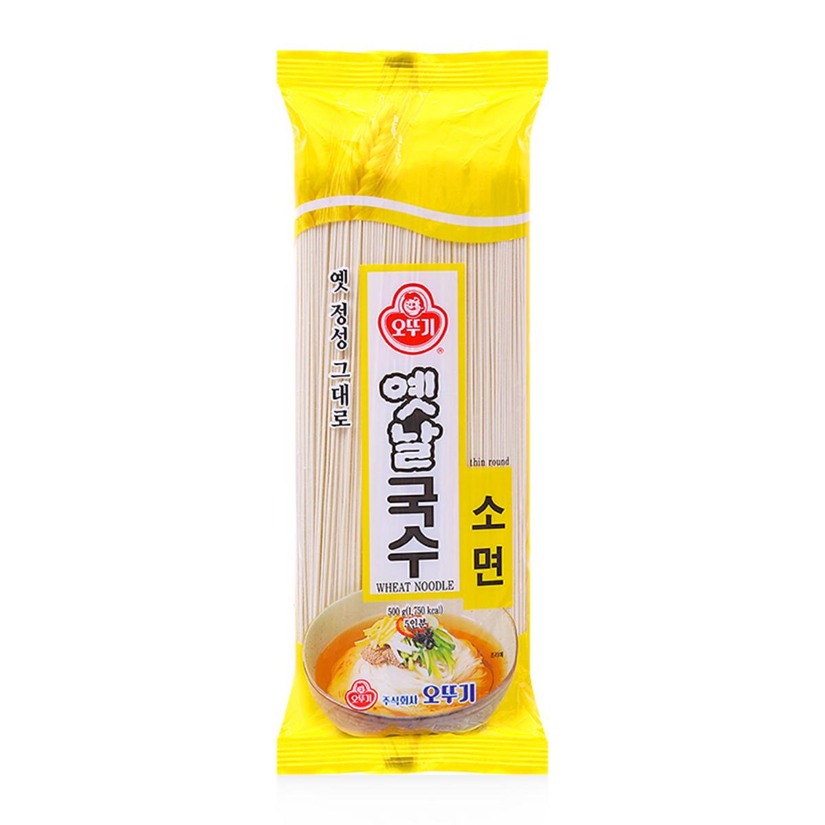 Mì Khô Sợi Nhỏ Hàn Quốc OTTOGI Gói 500g