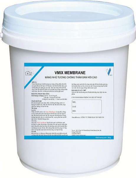 VMIX MEMBRANE 18KG - SƠN NHŨ TƯƠNG CHỐNG THẤM 1 THÀNH PHẦN