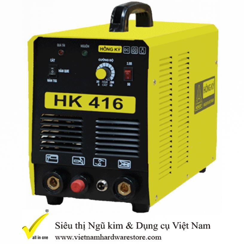 Máy hàn que - Tig - Cắt plasma Inverter 220V - HK416 (3 chế độ: Hàn que - Hàn TIG - Cắt Plasma), HK416-220V, Hồng Ký