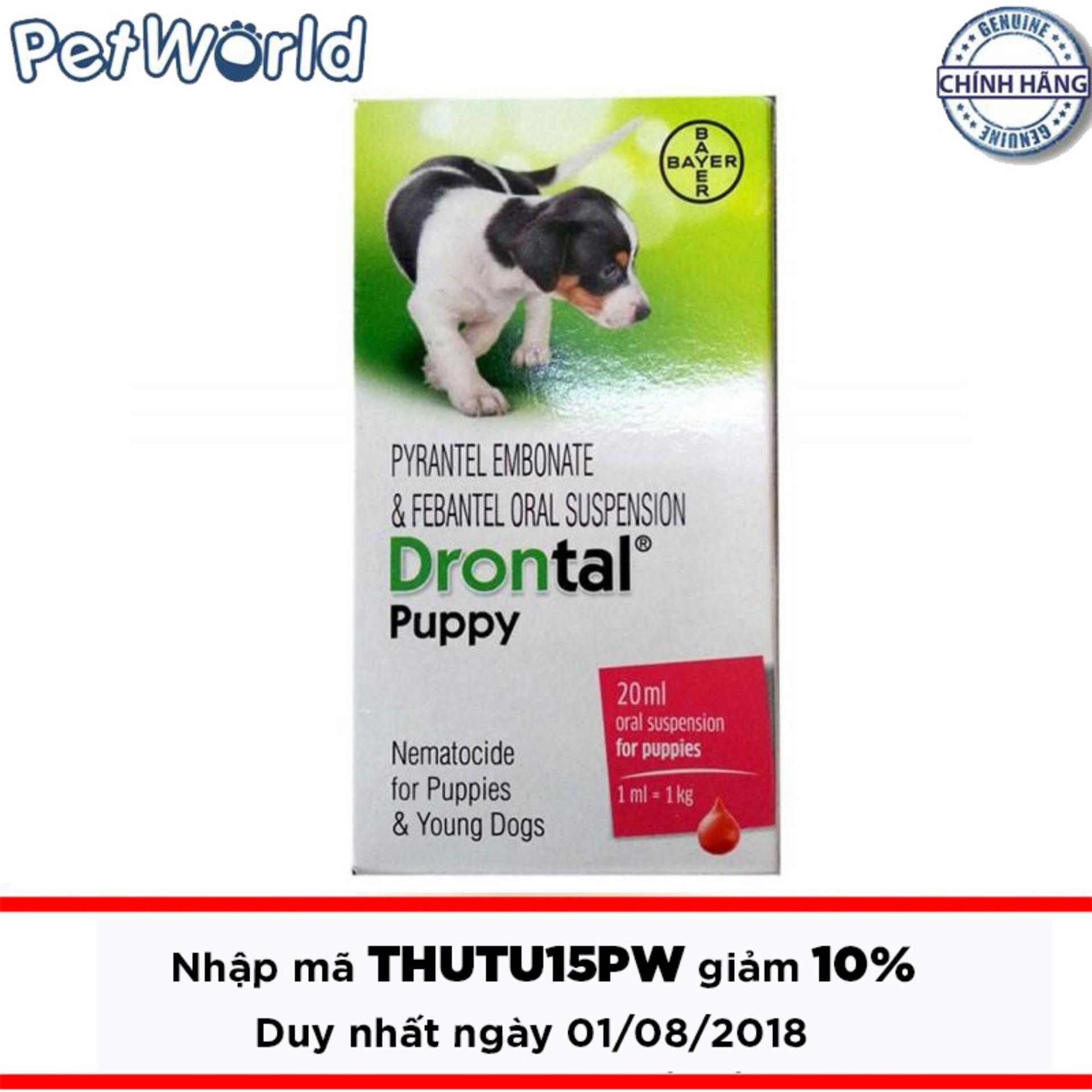 Thuốc xổ giun cho chó con Bayer For Puppies