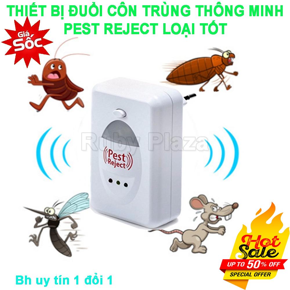 Máy Đuổi Côn Trùng Pest Reject RB -196 Xua Đuổi Hoàn Toàn Các Loại Côn Trùng ( Ruồi Muỗi Dán… ) Bằng Tần Số Sóng Siêu Âm An Toàn Cho Sức Khỏe