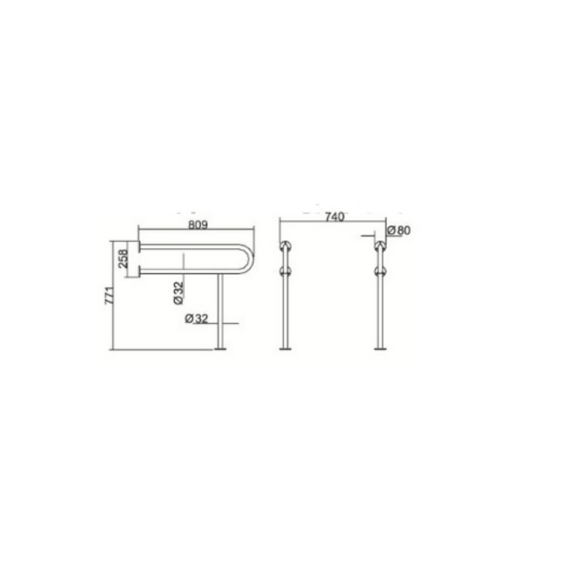 Tay vịn inox atmor model: bnh-102