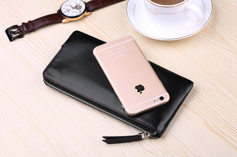 Ví cầm tay phong cách mới siêu mỏng dành cho nam giới