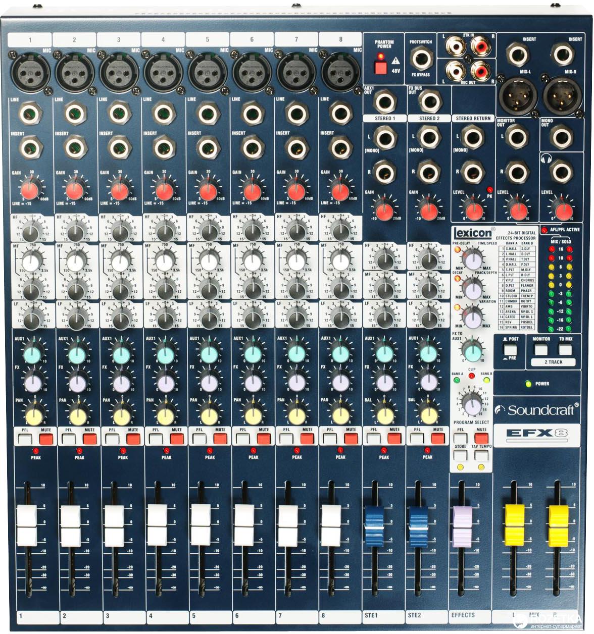 Mixer Soundcraft E FX8