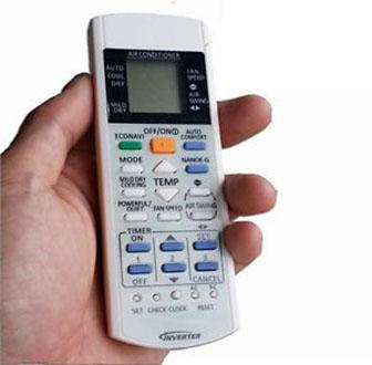 ĐIỀU KHIỂN ĐIỀU HÒA  panasonic inverter 1 chiều (trắng)