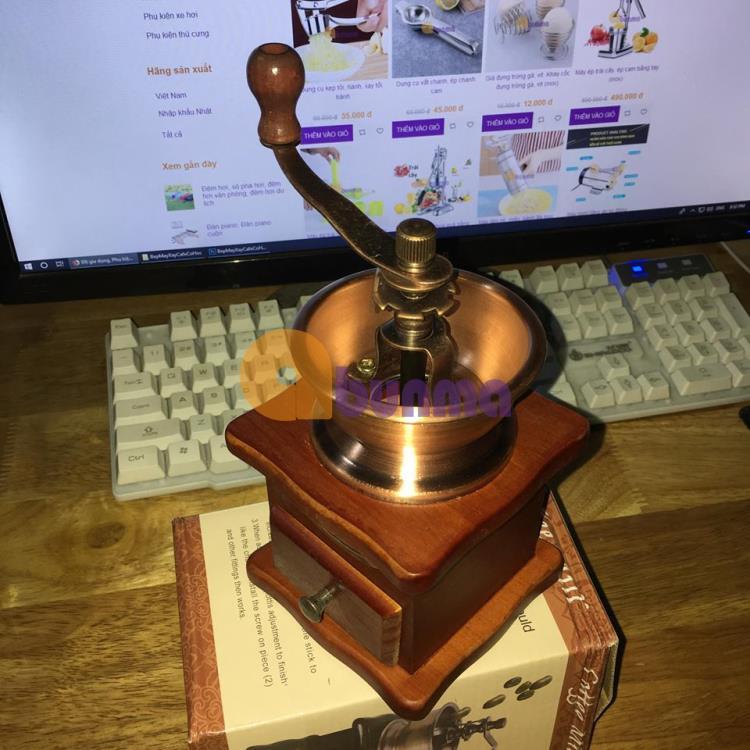 Grinder cafe mini, Coffee Mill beans hand crank, grinding machine coffe