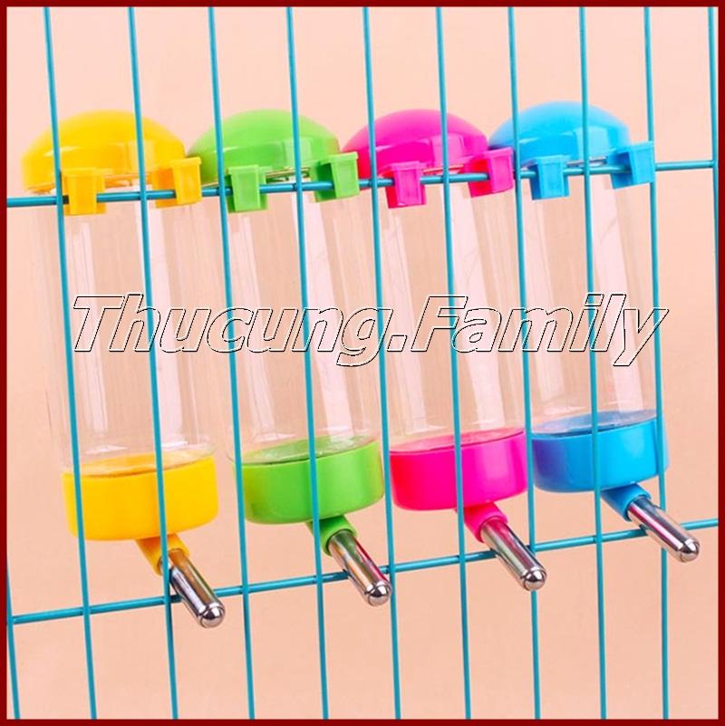 Combo 2 bình nước treo chuồng, Bình bi lăn cài lồng cho Chó- Mèo. 400ml