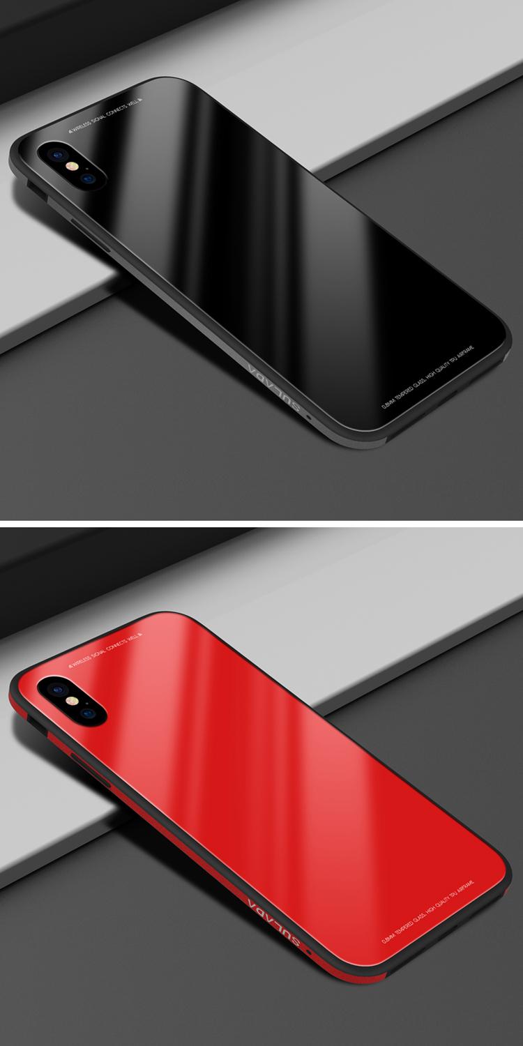 Ốp Lưng Kính Cường Lực cho iPhone XR (6.1 inch) Hiệu Sulada