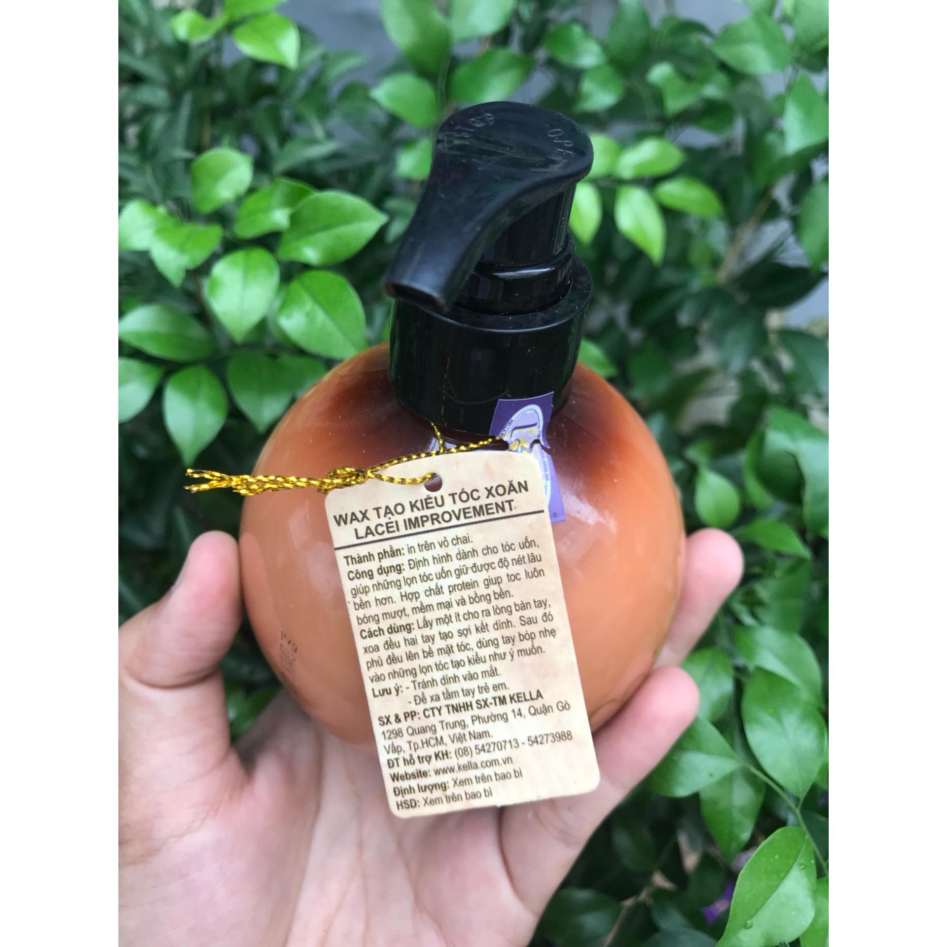 [HCM]Wax tạo kiểu tóc xoăn Lacei Improvement 250ml