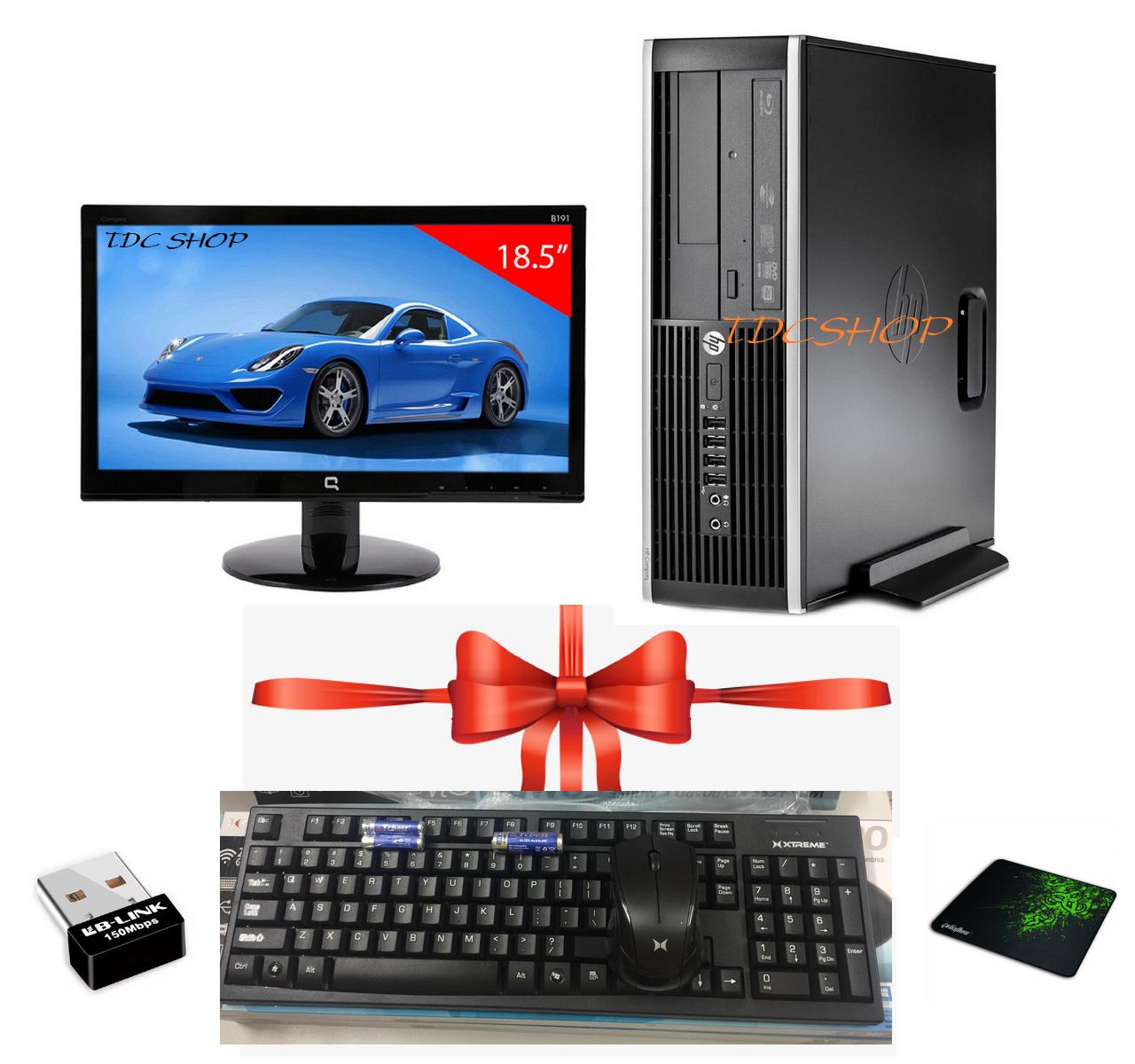 Case Đồng bộ HP 6200 Pro SFF Core i3 2100, Ram 4gb, Hdd 250gb, Màn hình HP 18.5 inch + Tặng combo bàn phím, chuột không dây, Bảo hành 24 tháng 1 đổi 1.
