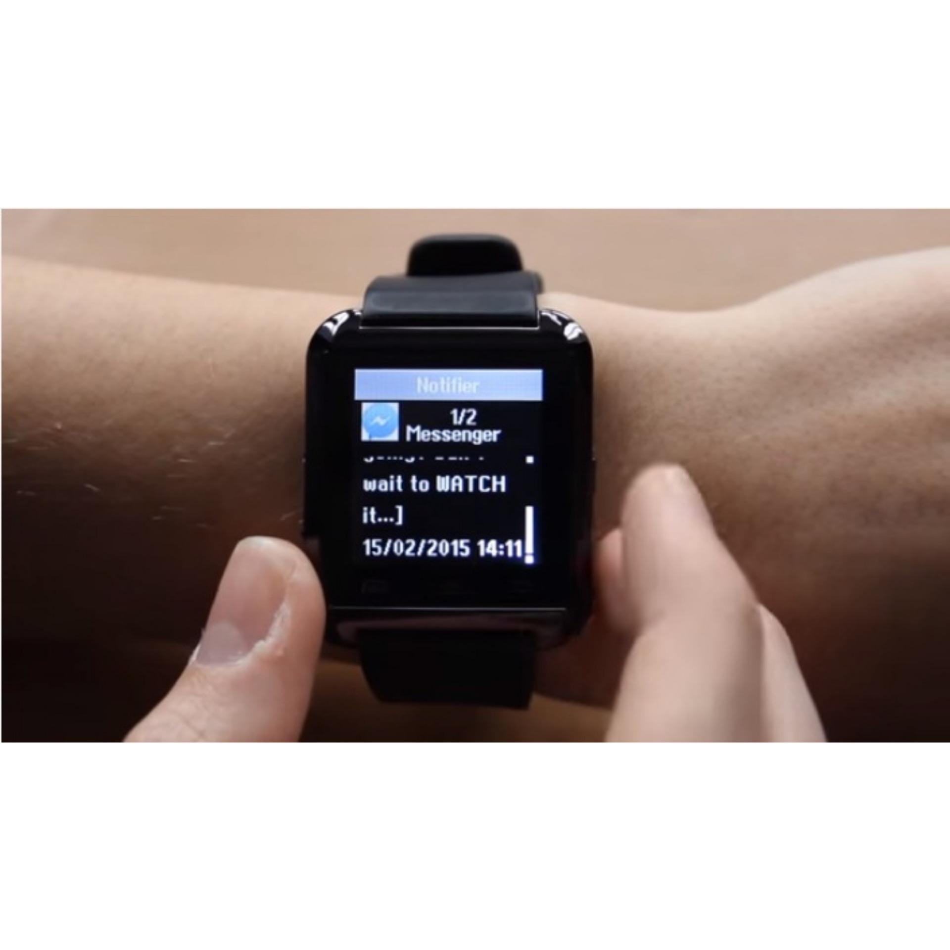 Đồng hồ thông minh smartwatch PeepVN U80 (Đen)