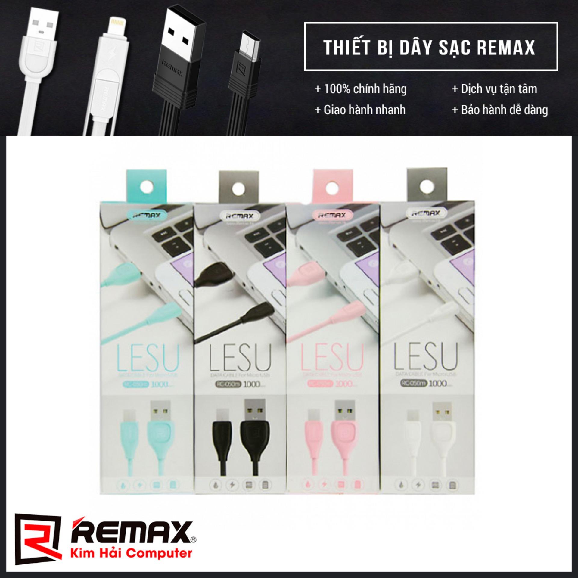 CÁP SẠC ANDROID REMAX RC-050M (Xanh) - Kim Hải Computer