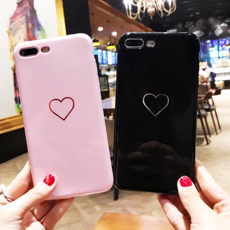 ỐP TIM ĐÔI CUTE GIÀNH CHO IPHONE