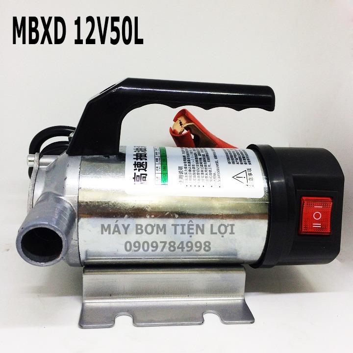 Bơm xăng dầu nhớt 12V 50L INOX