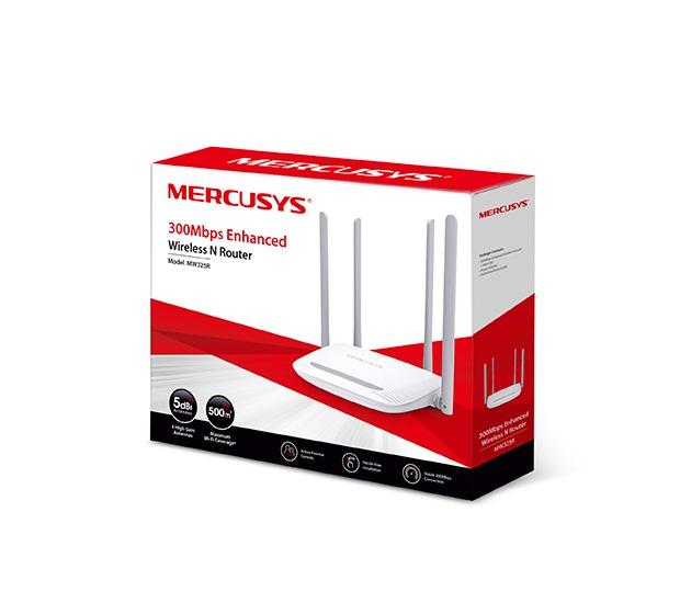 Bộ phát wifi không dây Mercusys MW325R 300Mbps (Trắng)