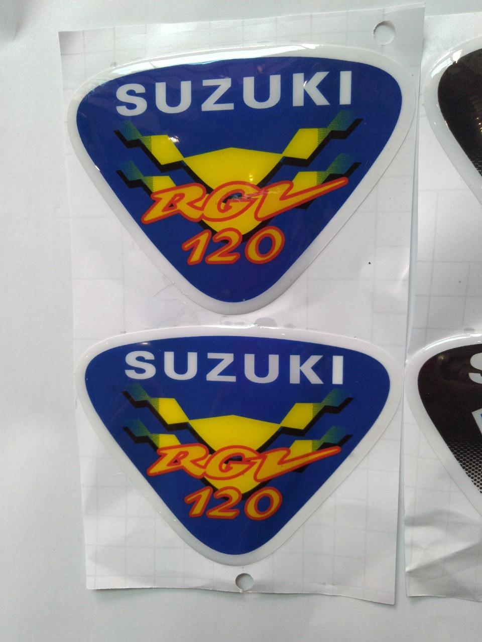 1 tem Logo nổi Suzuki RCV 120