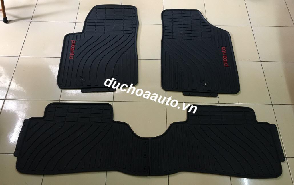 [Hỗ trợ lắp đặt khách Hà Nội] Thảm lót sàn cao su Kia Morning 20122015