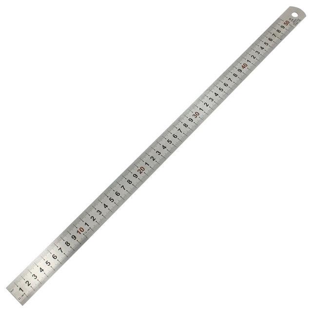 Thước kẻ thẳng bằng thép không gỉ 30cm (12 inch)