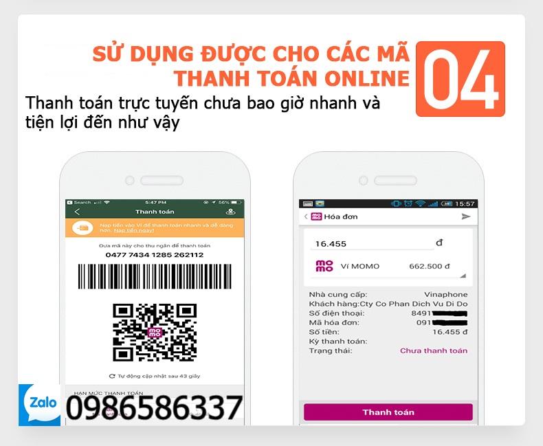 Máy quét mã vạch QR code ChiTeng T97  hỗ trợ thanh toán qua màn hình mobile