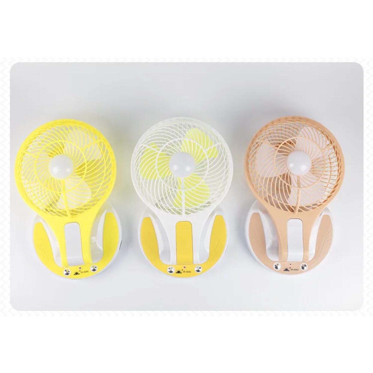 QUẠT SẠC 3 CÁNH CÓ ĐÈN LED 2 CẤP ĐỘ