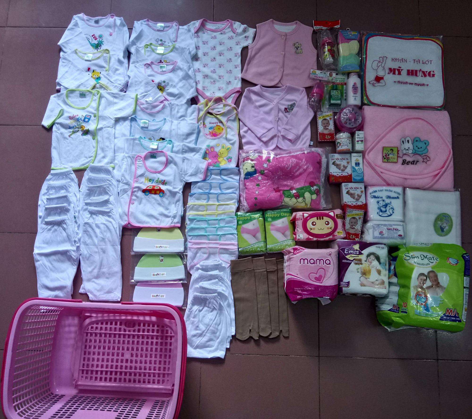 [HCM]Combo đồ sơ sinh y  hình