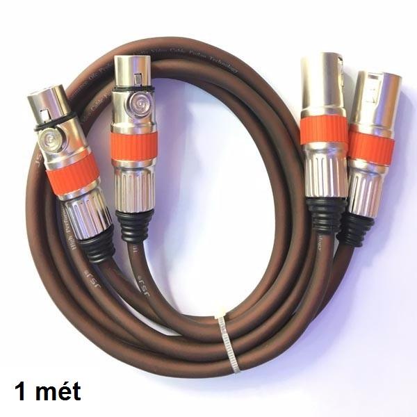 Cặp dây Jack Canon Đực ra Cái 1m / 1.5m / 2m / 3m / 5m