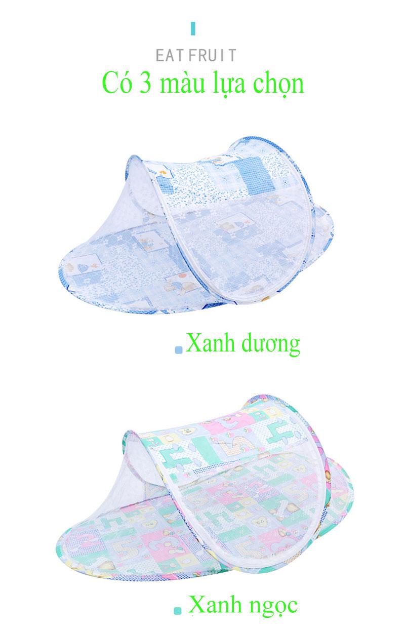 Màn ngủ chụp chống muỗi tự bung cho bé