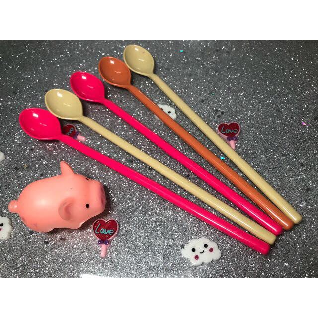 Combo 3 Muỗng màu/ thìa khuấy slime