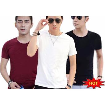 [HCM]Áo thun nam cổ tròn thun cotton form body