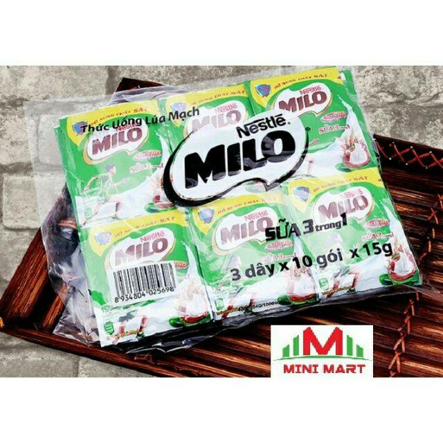 Bột sữa Nestle MILO pha uống trực tiếp_gói