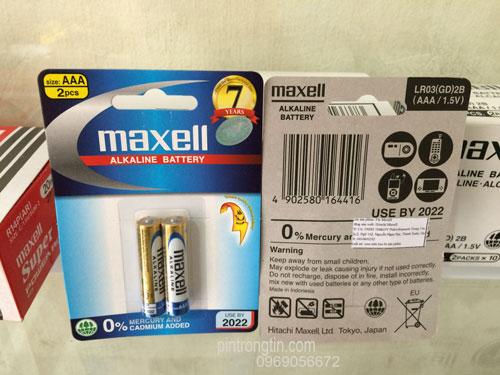 Pin AAA Maxell Alkaline - Hàng nhập khẩu - Điện Việt