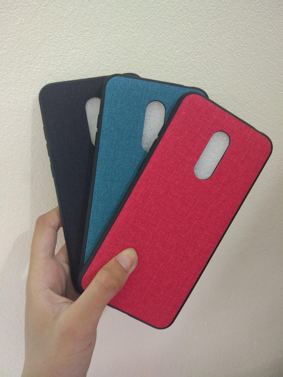 Ốp lưng xiaomi redmi 5 plus vân vải jean cao cấp
