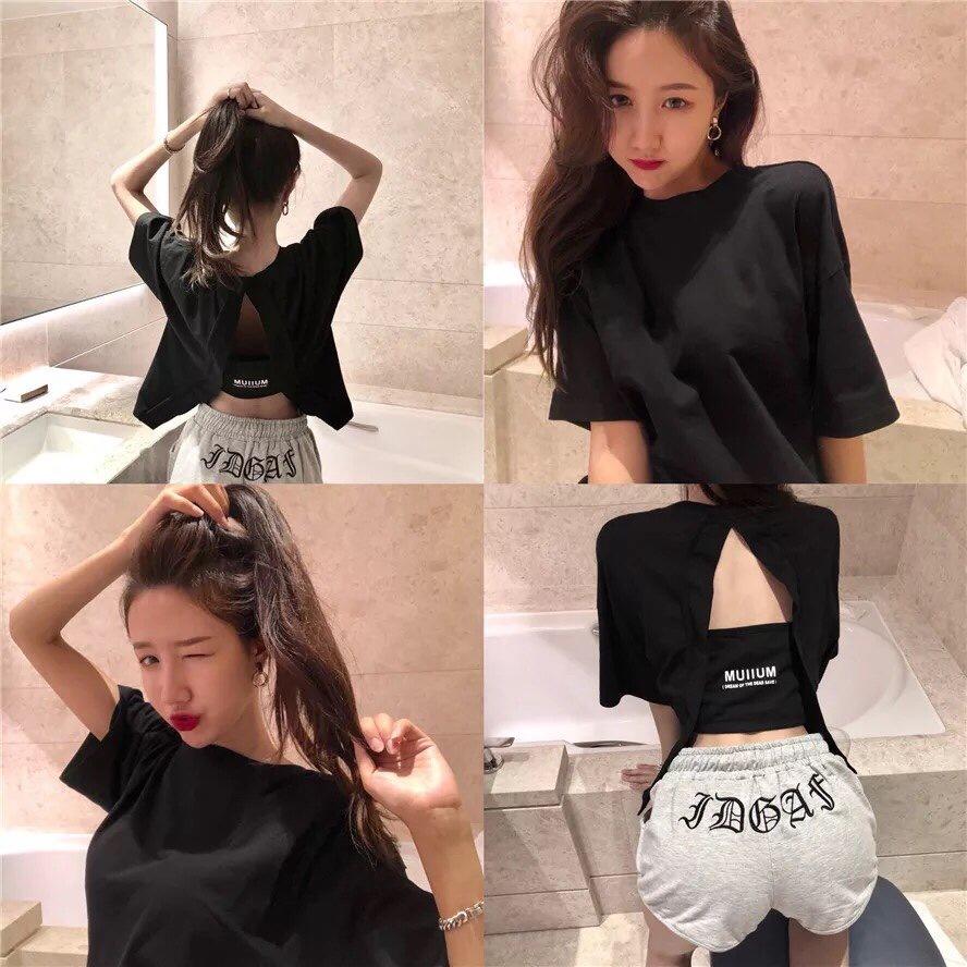 ÁO KIỂU NỮ HỞ LƯNG XINH XẮN