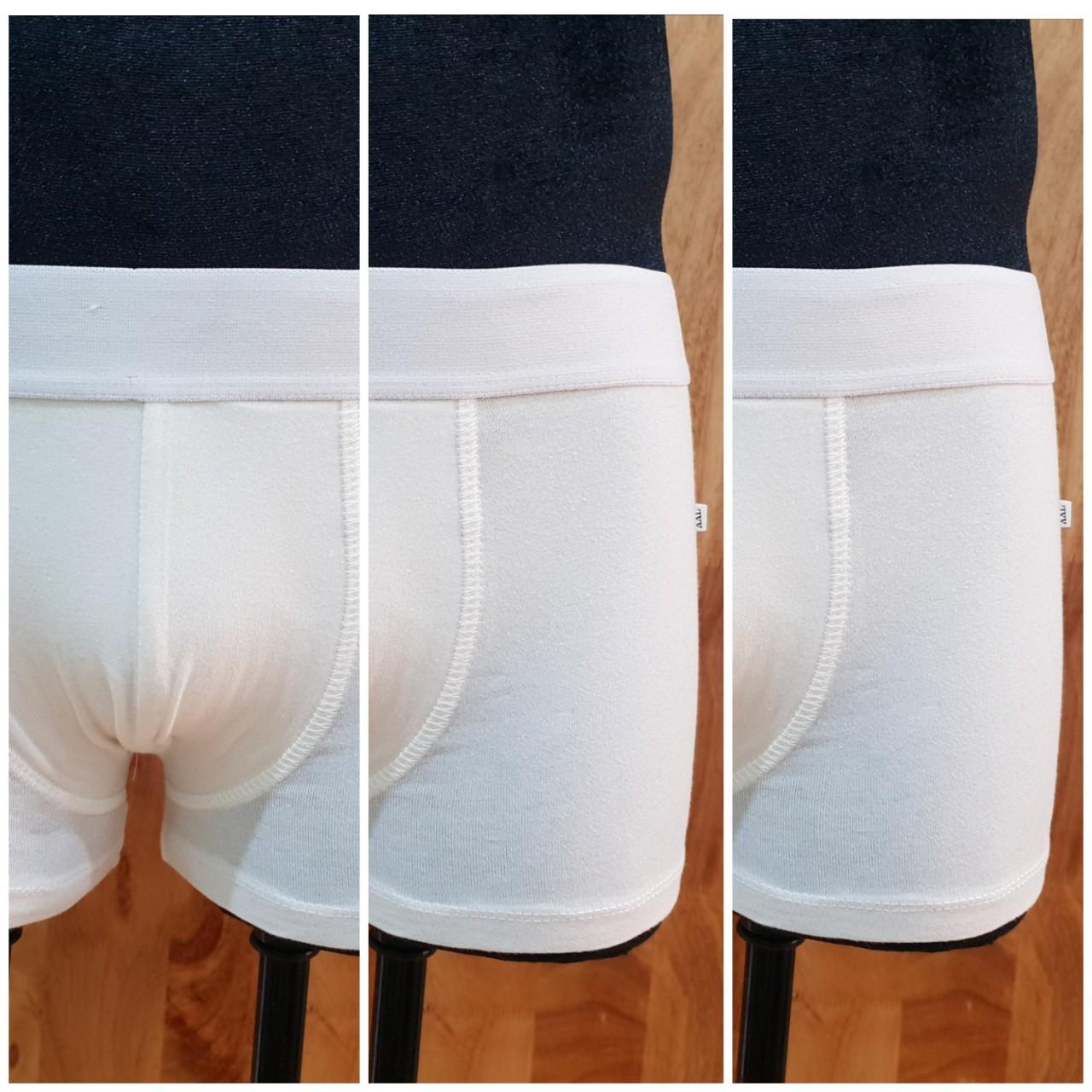 Bộ 3 quần boxer nam - Trắng tinh