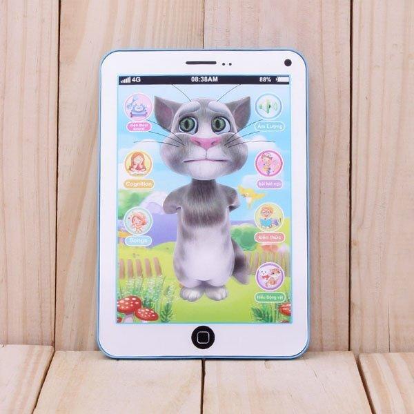 [HCM]Vỉ đồ chơi  ipad mèo Tom Cat 3D thông minh dùng pin có nhạc