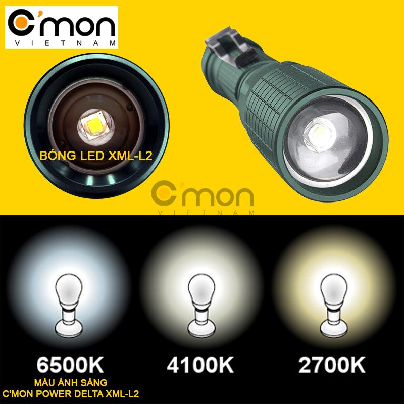 Đèn pin siêu sáng C'mon Power DELTA XML-L2